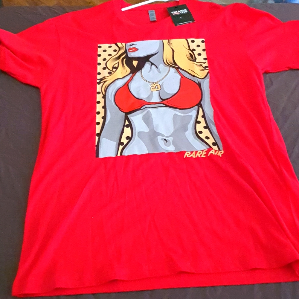 $50 Sneaker Match Tees Rare Air Graphic Shirt Siz Large